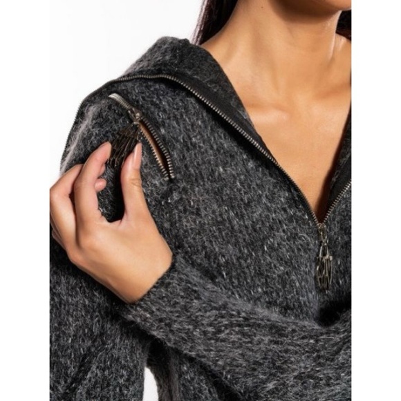 Nia Half Zip Wool-Blend Pullover - Picture 8 of 15